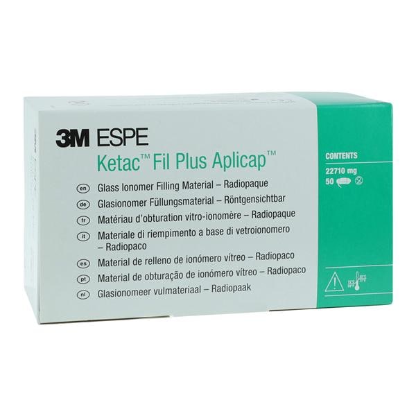 3M Solventum 55060 Ketac Fil Plus Aplicap Glass Ionomer Restorative A4 50/Bx