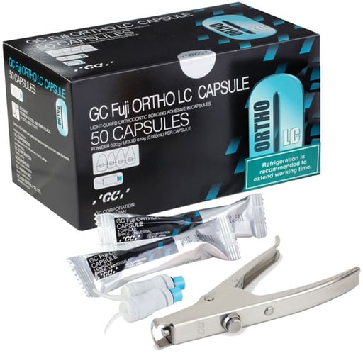 GC Fuji Ortho LC Capsule Cement Capsules Assorted Light Cure Starter Kit EXP Jun 2026