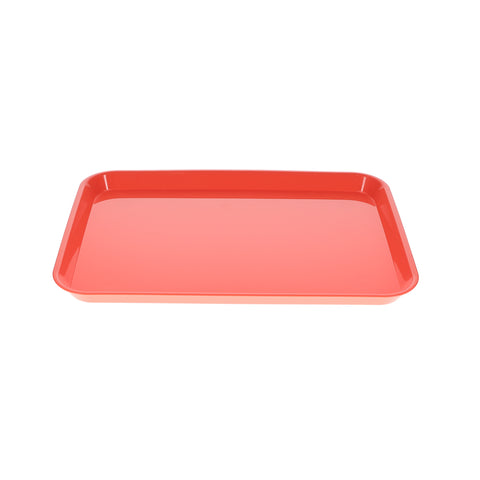 House Brand Dentistry 108140 HSB Set-Up Tray Flat #B Ritter Coral Plastic 13-3/8" X 9-5/8" X 7/8"