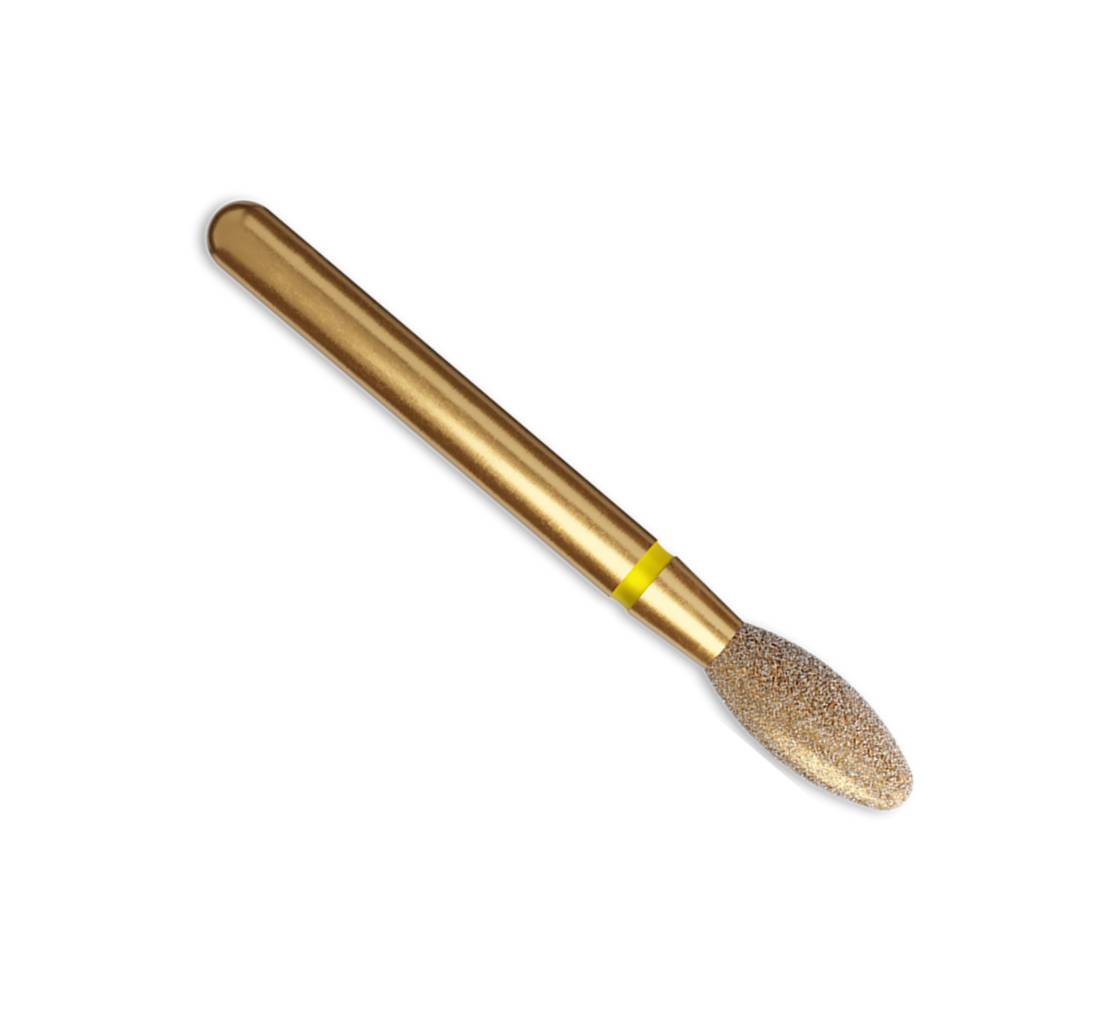 Coltene Whaledent 60031797 Alpen FG #379 Football Extra Fine Grit 2.3mm Yellow Diamond Burs 5/Pk