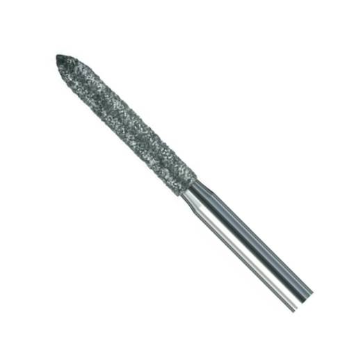 Premier Dental 2015086 Two Striper FG #250.9F Bevel End Cylinder Fine Grit Diamond Burs 5/Pk