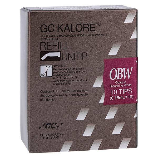 GC 003601 Kalore Dental Composite Unitips OBW 10/Pk 0.16gm