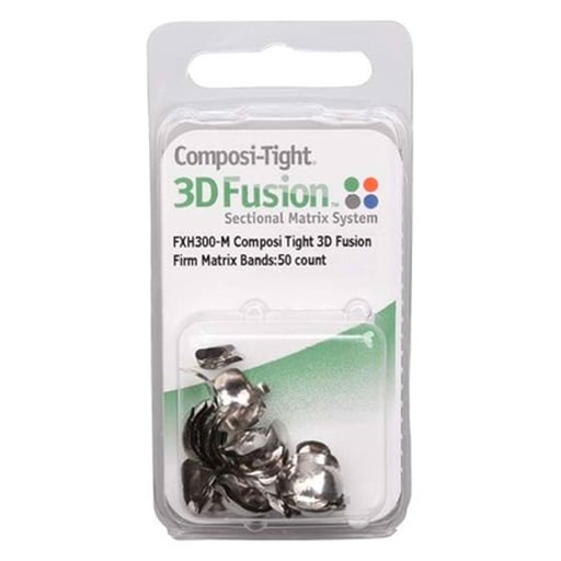 Garrison FXH300-M Composi-Tight 3D Fusion Firm Matrix Bands 6.1mm w/ext 50/Pk