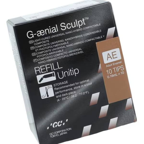 GC 009185 G-aenial Sculpt Dental Composite Unitips AE 10/Pk 0.16mL