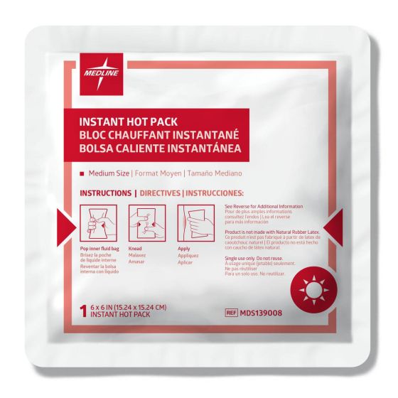 Medline MDS139008 Instant Hot Packs Medium 6