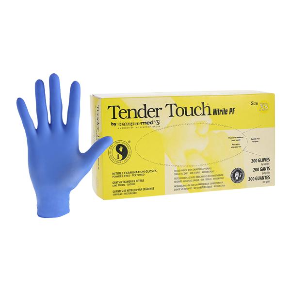 Sempermed TTNF201 Tender Touch Nitrile Gloves Extra Small Powder Free 200/Bx