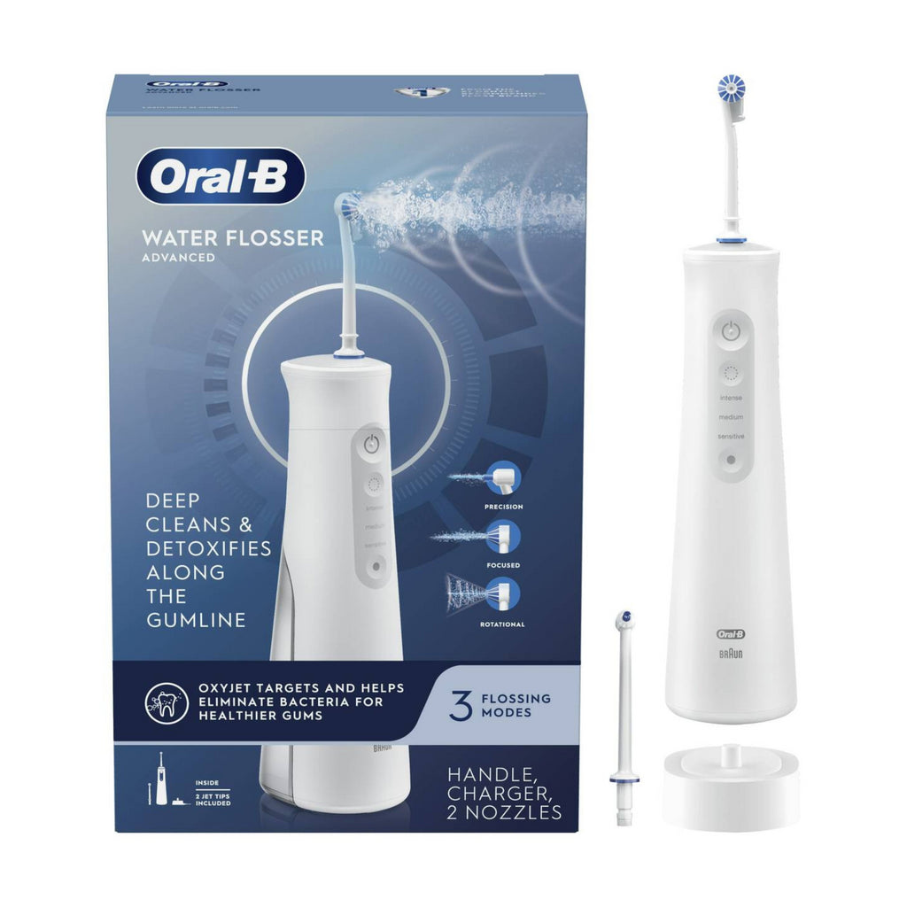 Procter & Gamble 80358682 Oral-B Water Flosser Advanced Includes Handle Charger & 2 Nozzles 3/Pk