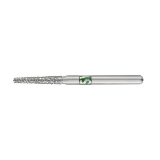 Premier Dental P847016C Priva FG #847-016 Flat End Taper Coarse Grit Diamond Burs Green 5/Pk
