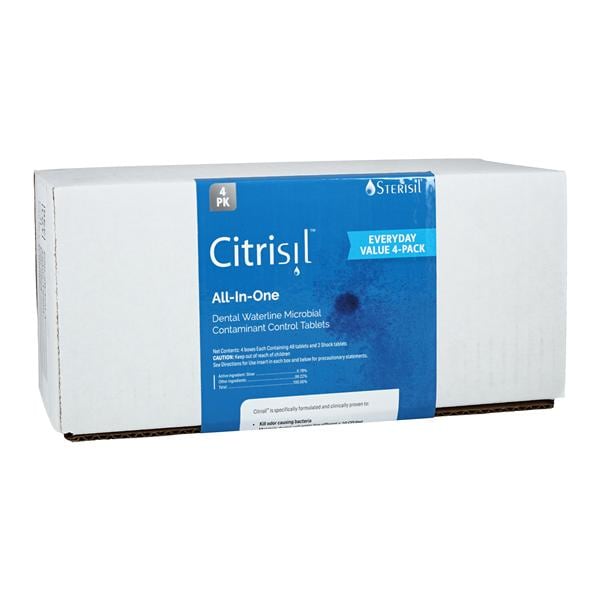 Sterisil C50-2B-VAL4 Citrisil Waterline Maintenance Tablets BLUE-EV 4/Pk 2 Litre
