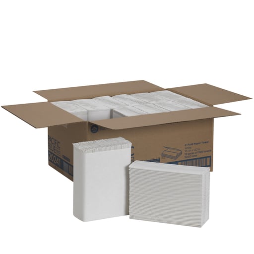 Georgia Pacific 20241 GP C-Fold Paper Towels 2400 Per Roll 12/Pk