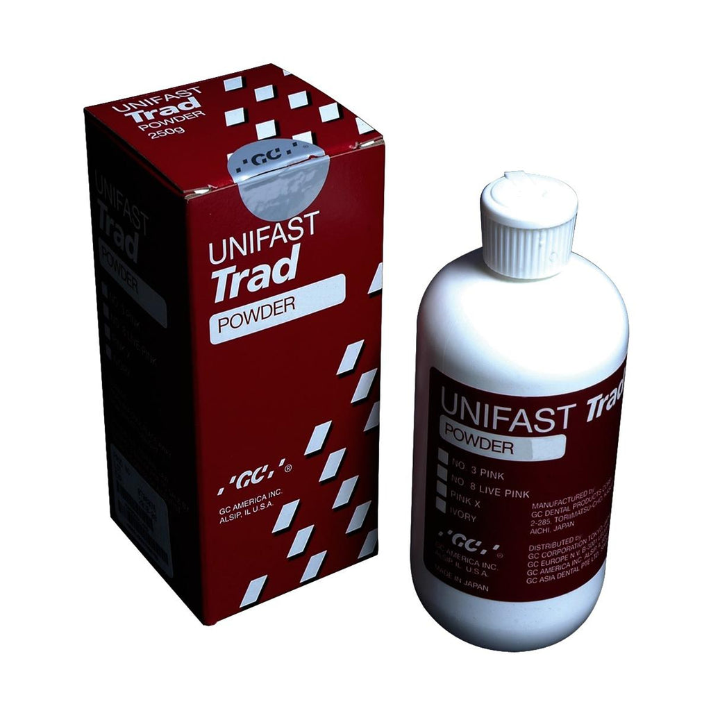 GC 339103 Unifast Trad Dental Powder Methylmethacrylate Resin Pink X 100 Gm
