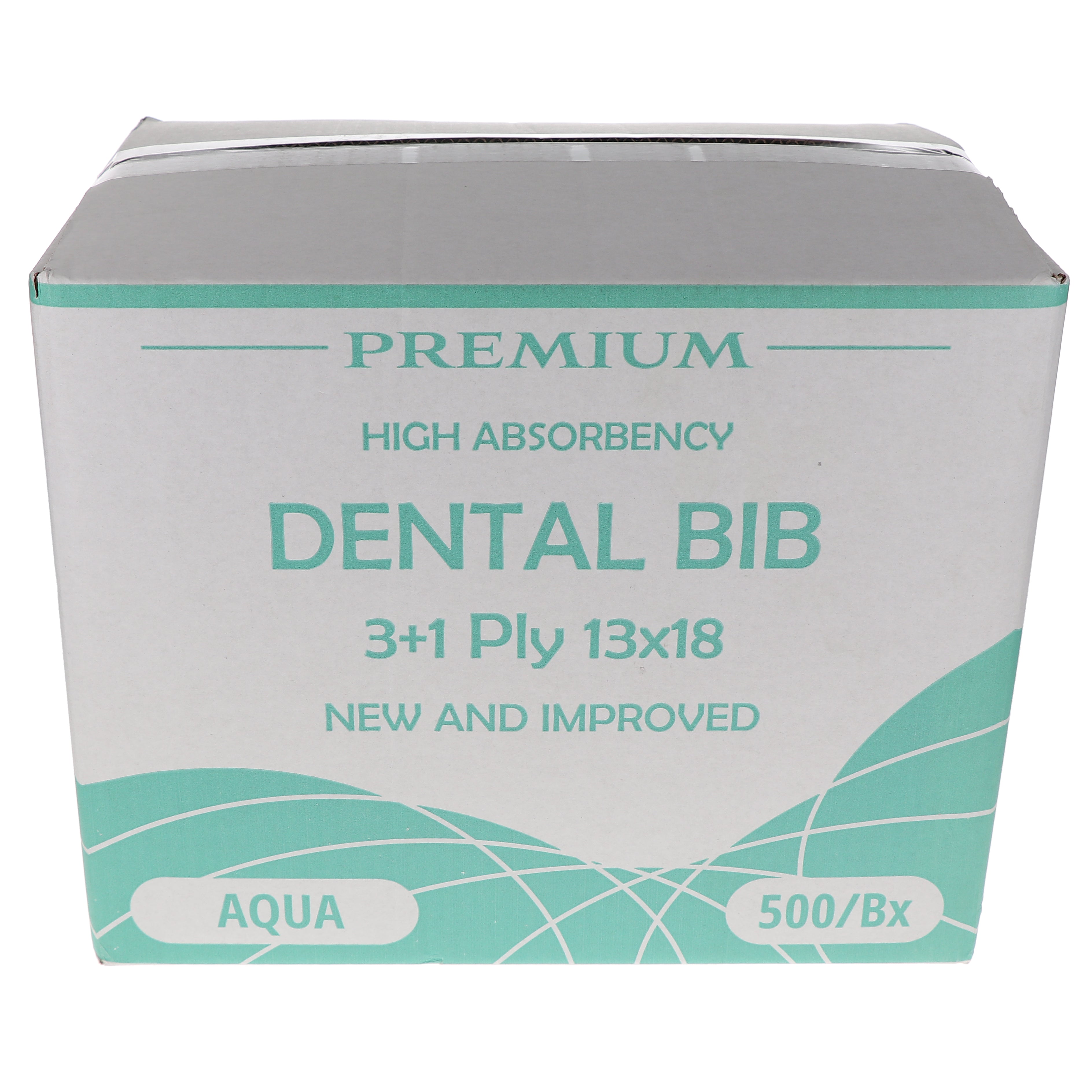 House Brand Dentistry 109236 HSB Dental Patient Bibs 3+1 Ply 13