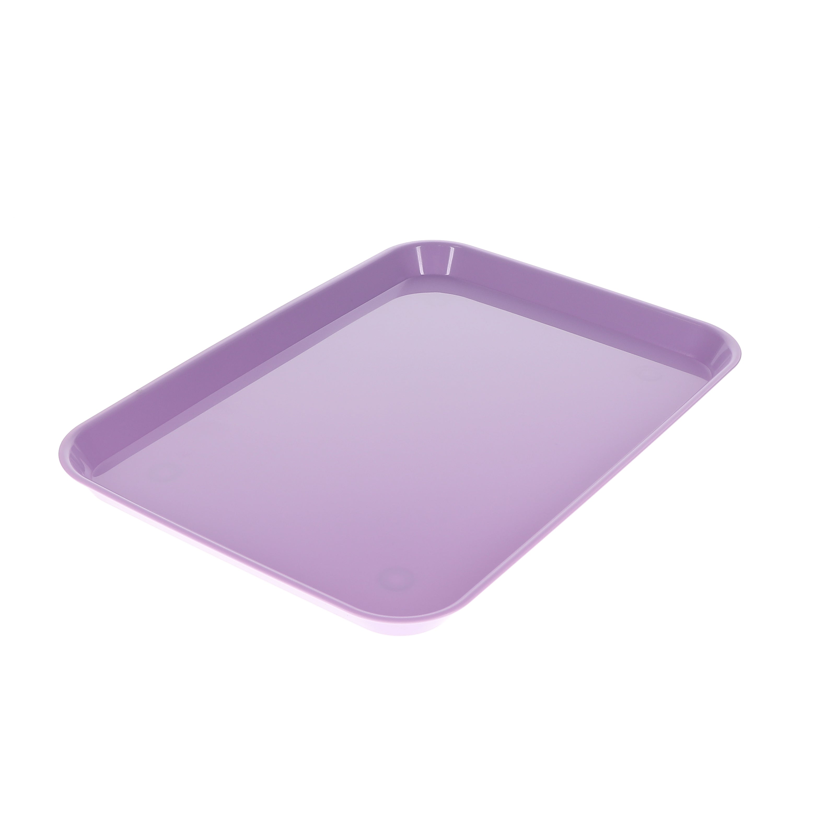 House Brand Dentistry 108144 HSB Set-Up Tray Flat #B Ritter Pastel Lilac Plastic 13 3/8