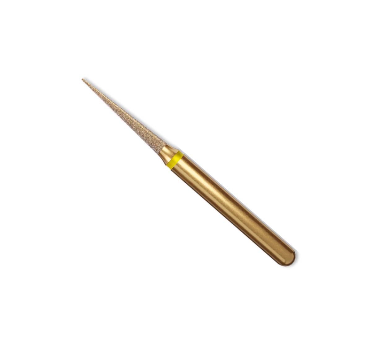 Coltene Whaledent 60032389 Alpen FG Flame #858 1.4mm Extra Fine Yellow Diamond Burs 5/Pk