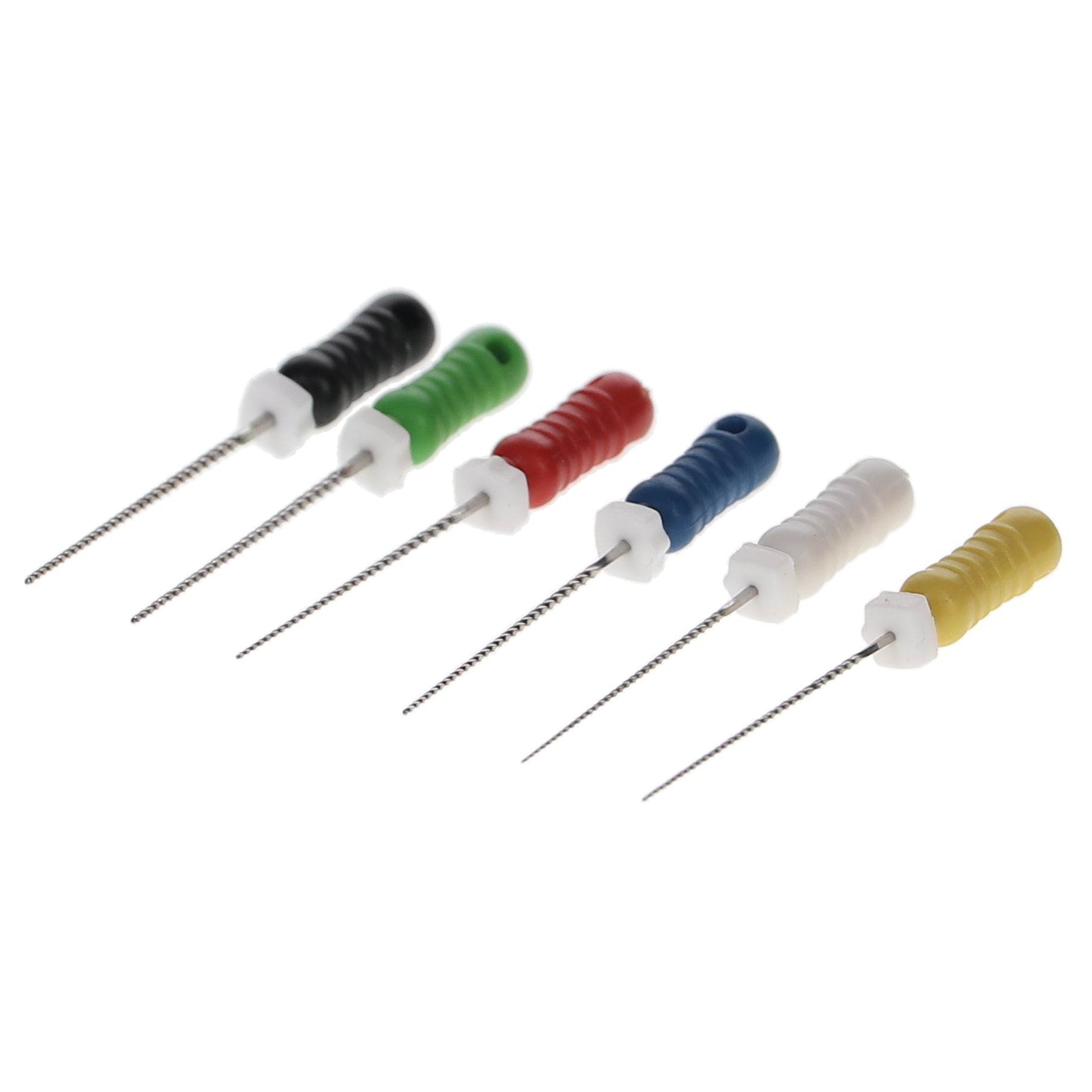 House Brand Dentistry 400104 HSB Endodontic K-Files 21mm #15-40 Assorted Stainless Steel 6/Pk