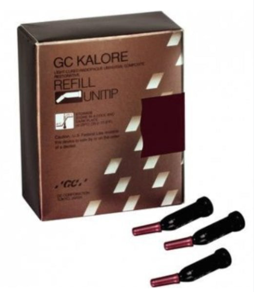 GC 003606 Kalore Dental Composite Unitips XBW 10/Pk 0.16gm