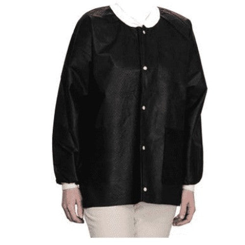 ValuMax 3630BK3XL ExtraSafe Lab Jackets Black 3XL 10/Pk