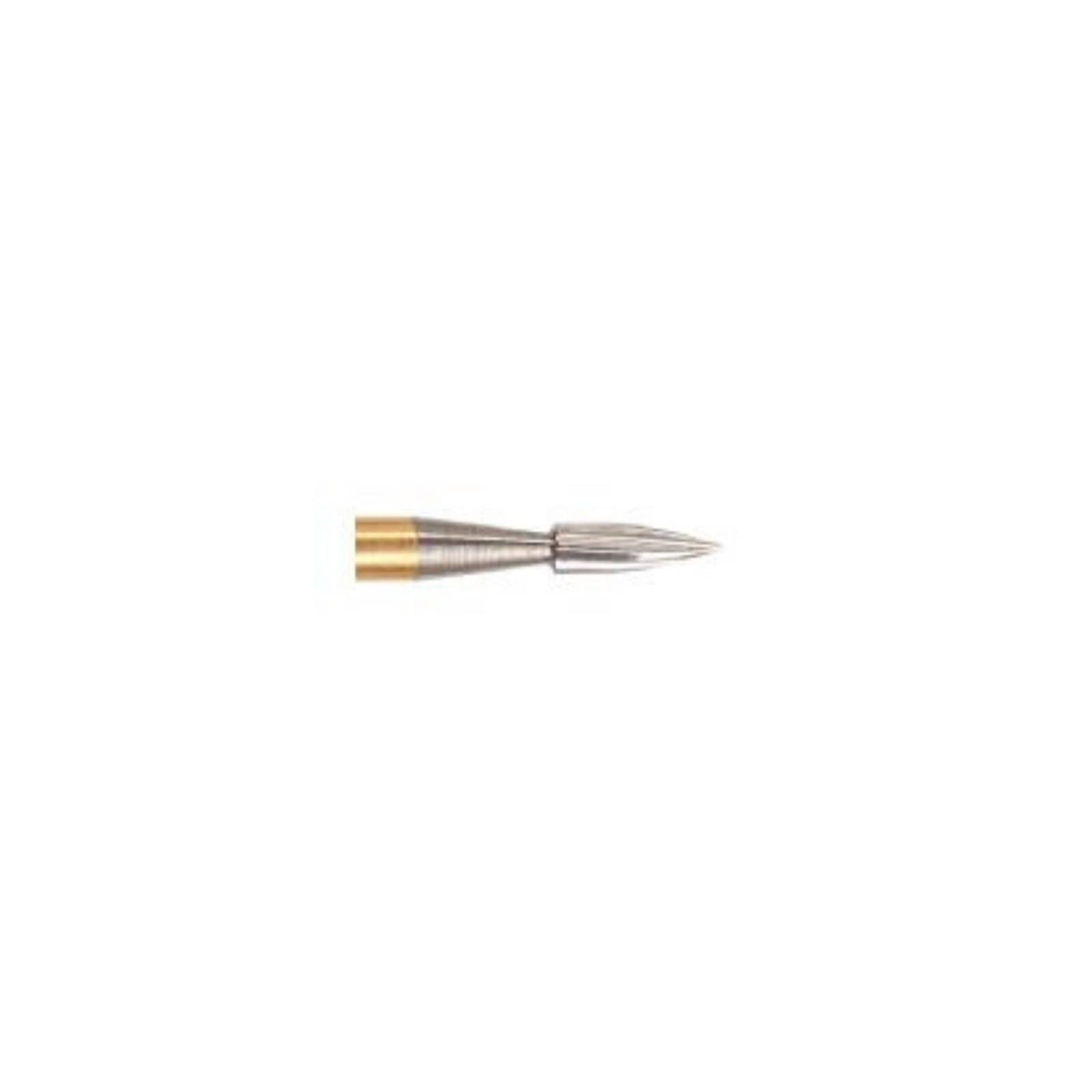 Axis Dental H246L-012UF NTI FG FlameD Shaped Carbide Burs 5/Pk