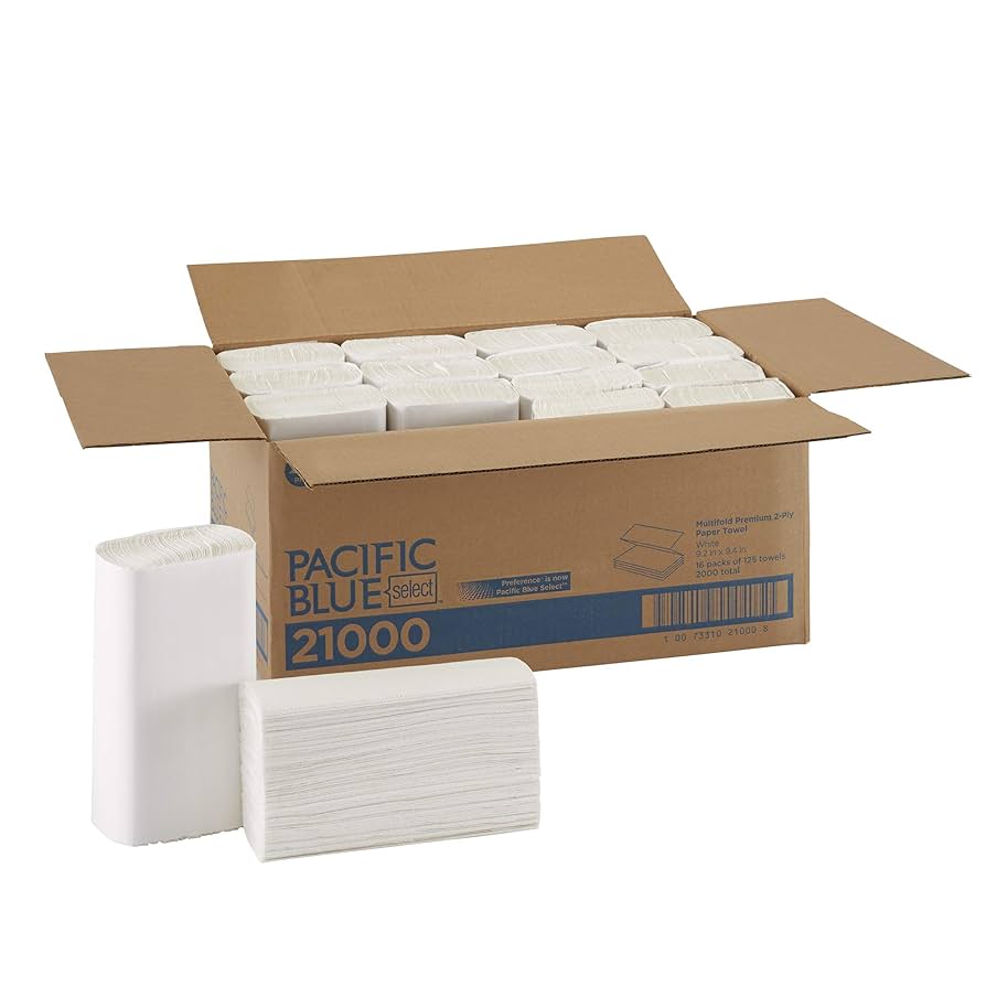 Georgia Pacific 21000 GP Pro Premium Multifold Paper Towels 16/Cs 125 Paper Towels Per Pack,16 Packs Per Case