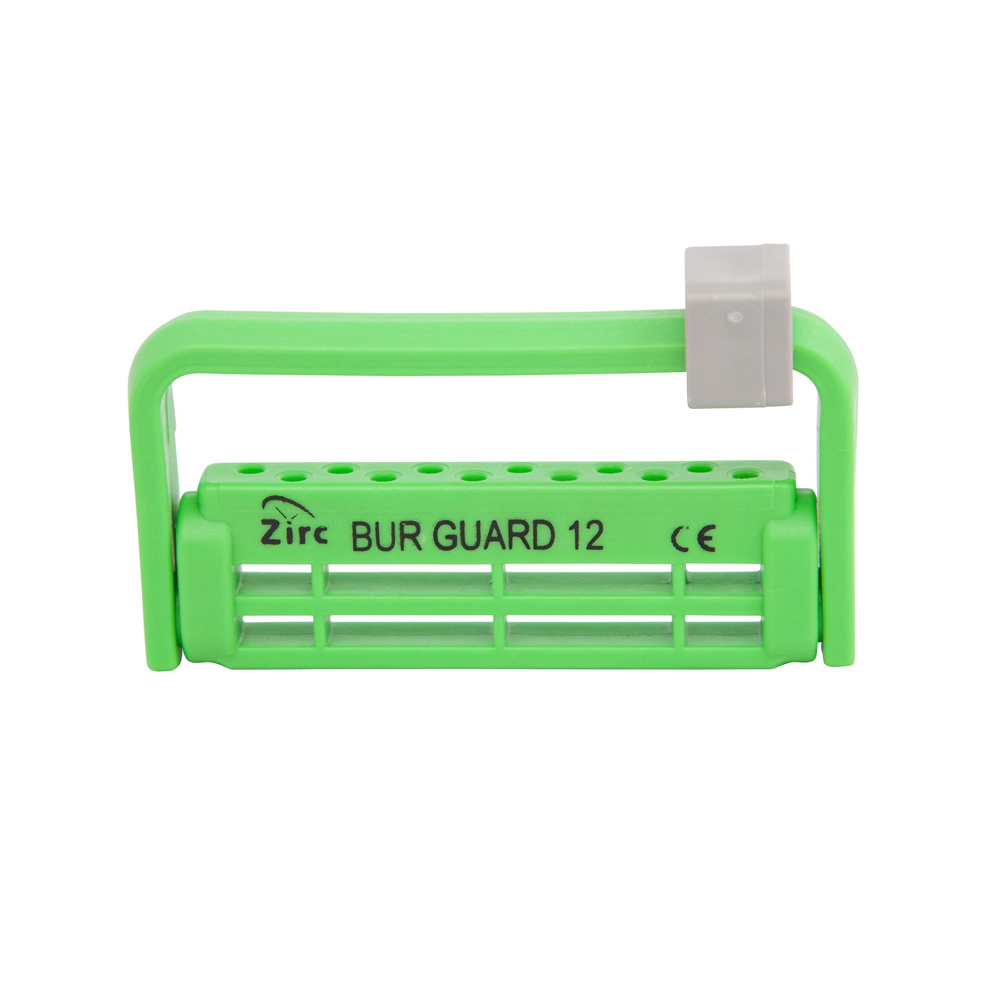 Zirc Dental 50Z406P Steri-Bur Guard 12 Hole Neon Green Ea