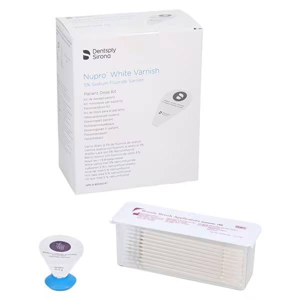 Dentsply Sirona 130211 Nupro White Dental Varnish Applicators Grape 100/Pk 0.4gm