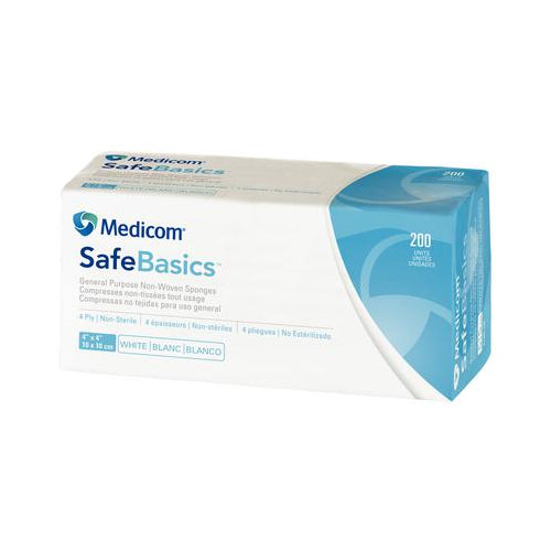 Medicom 2100-CH Non-Woven Sponges General Purpose 4-Ply Soft 4