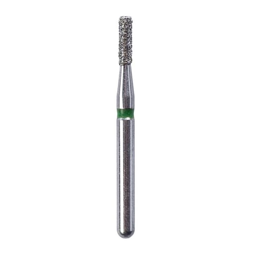 Mydent 835-012C-5 Defend FG Flat End Cylinder Coarse Grit Diamond Burs 5/Pk