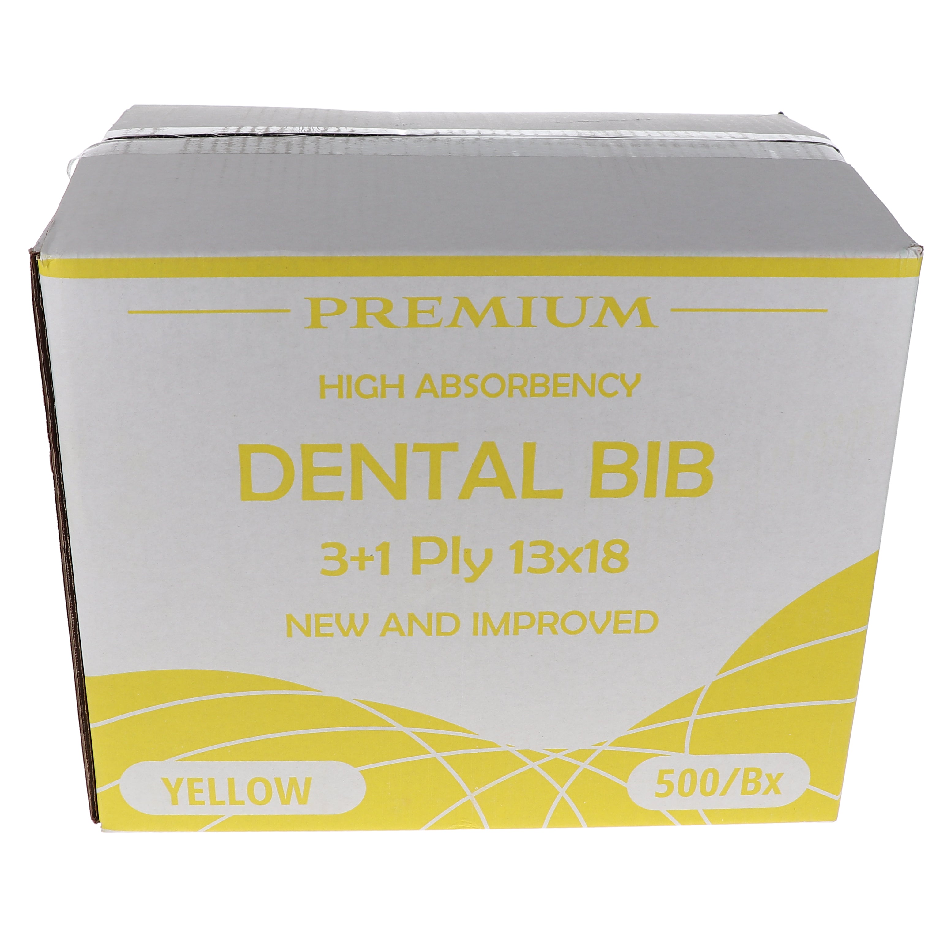 House Brand Dentistry 109239 HSB Dental Patient Bibs 3+1 Ply 13