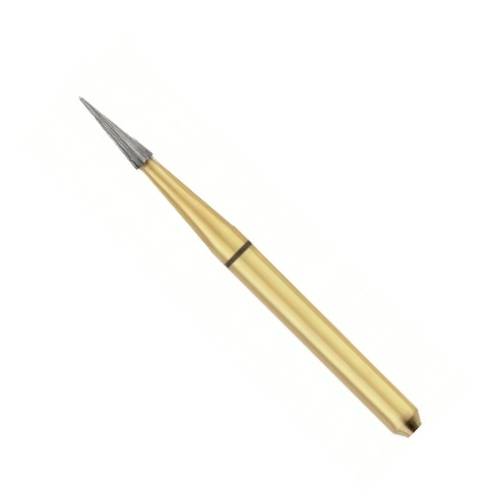 SS White 16007-5 FG 10 Blade 4mm Safe End Taper Carbide Burs 5/Pk