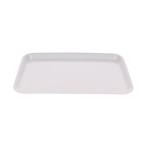 House Brand Dentistry 108134 HSB Set-Up Tray Flat #B Ritter White Plastic 13-3/8" X 9-5/8" X 7/8"