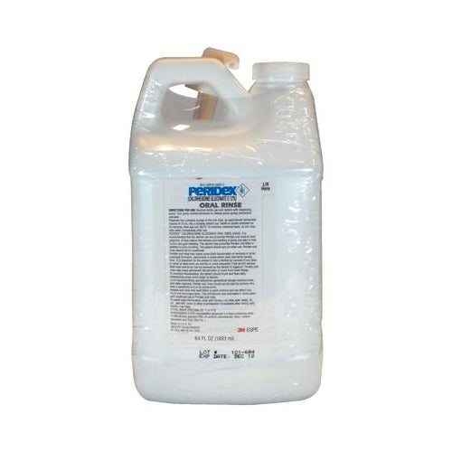3M ESPE 12133 Peridex 0.12% Dental Oral Rinse 64 Oz Herbal Mint Bottle