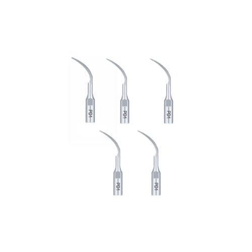 Woodpecker PD-1 DTE Ultrasonic Scaler Periodontal Scaling Tips Silver 5/Pk