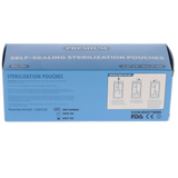 House Brand Dentistry 100520 Paper/Blue Film Self-Sealing Sterilization Pouches 2.25" x 5" 200/Bx