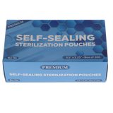 House Brand Dentistry 100522 Self-Sealing Sterilization Pouches 3.50" x 5.25" Paper/Blue Film 200/Bx