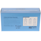 House Brand Dentistry 100519 Self-Sealing Sterilization Paper/Blue Film Pouches 3.50" x 5.5" 200/Bx