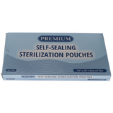 House Brand Dentistry 100527 Paper/Blue Film Self-Sealing Sterilization Pouches 7.50" x 13" 100/Bx