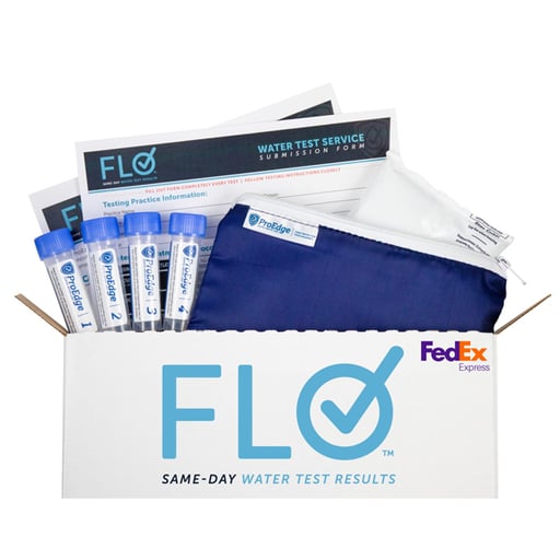 ProEdge 90801 Flo Water Mail-in Dental Test Kit With 8 Specimen Vial