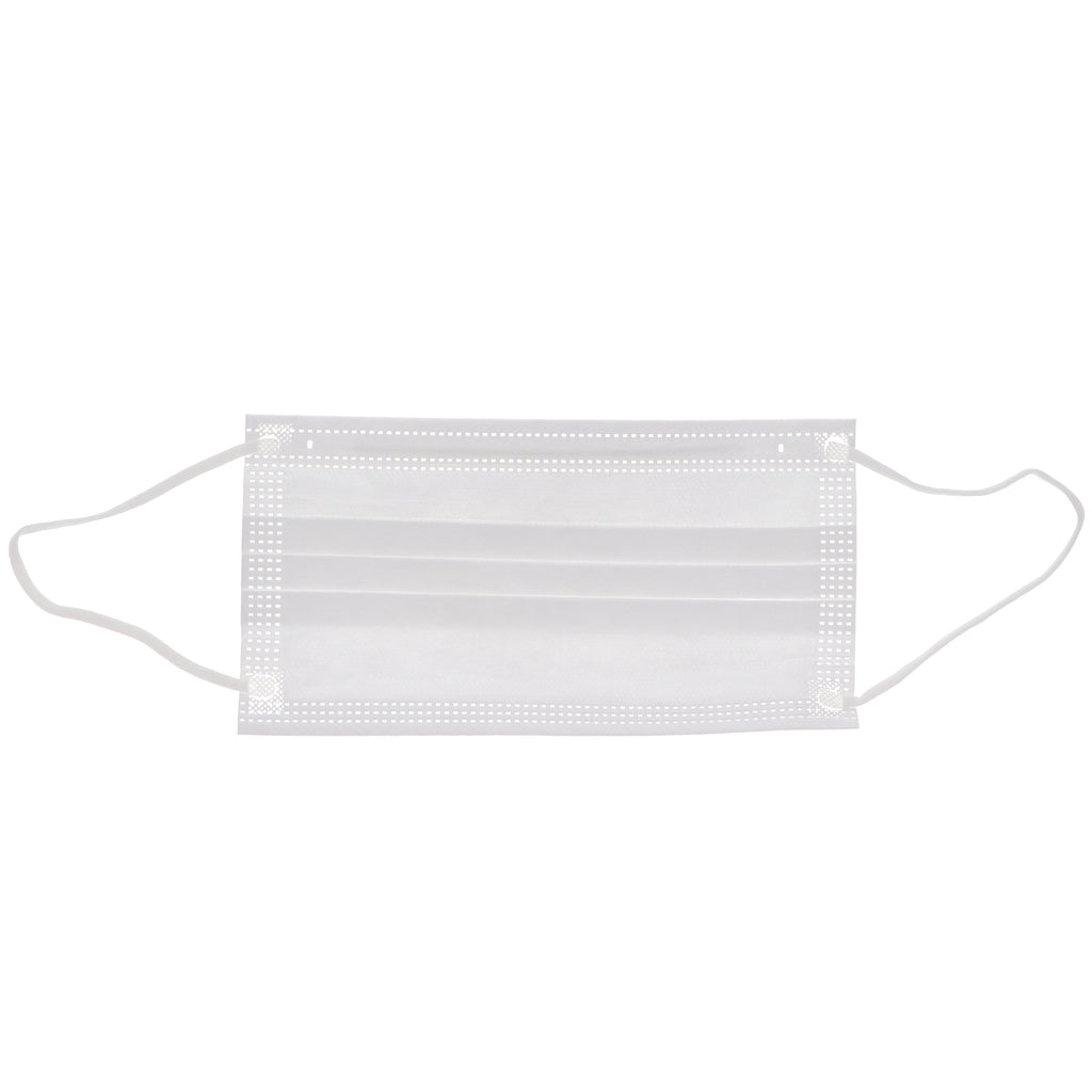 House Brand Dentistry 109135 HSB 3-Ply Earloop Face Masks ASTM Level 3 White 50/Bx