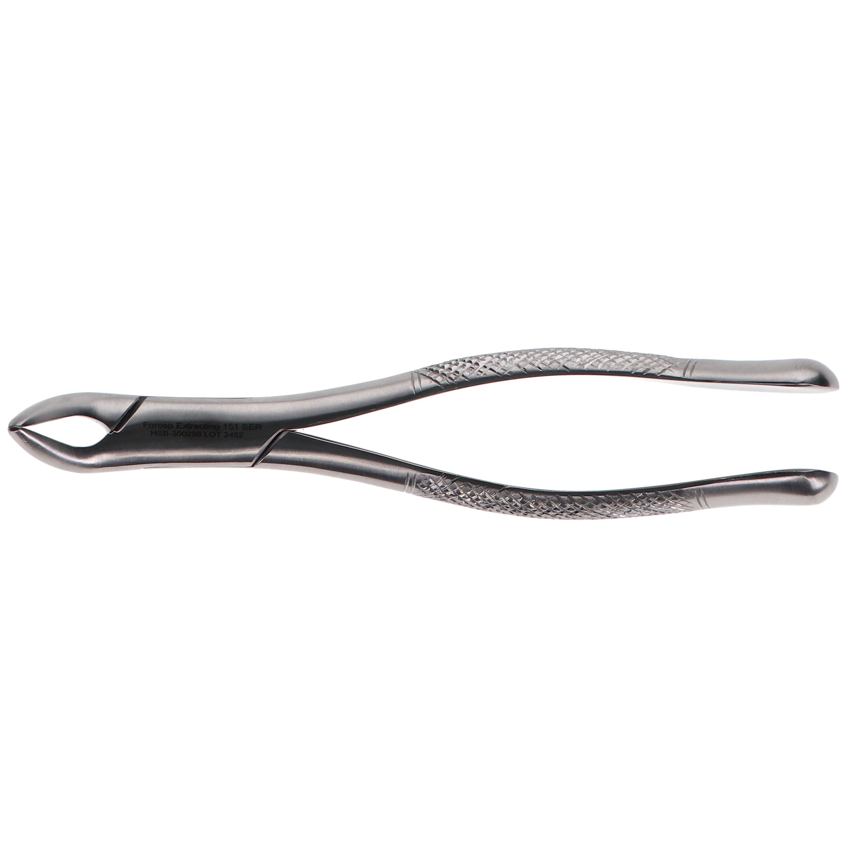 House Brand Dentistry 300298 HSB Dental Extraction Forceps #151 Serrated