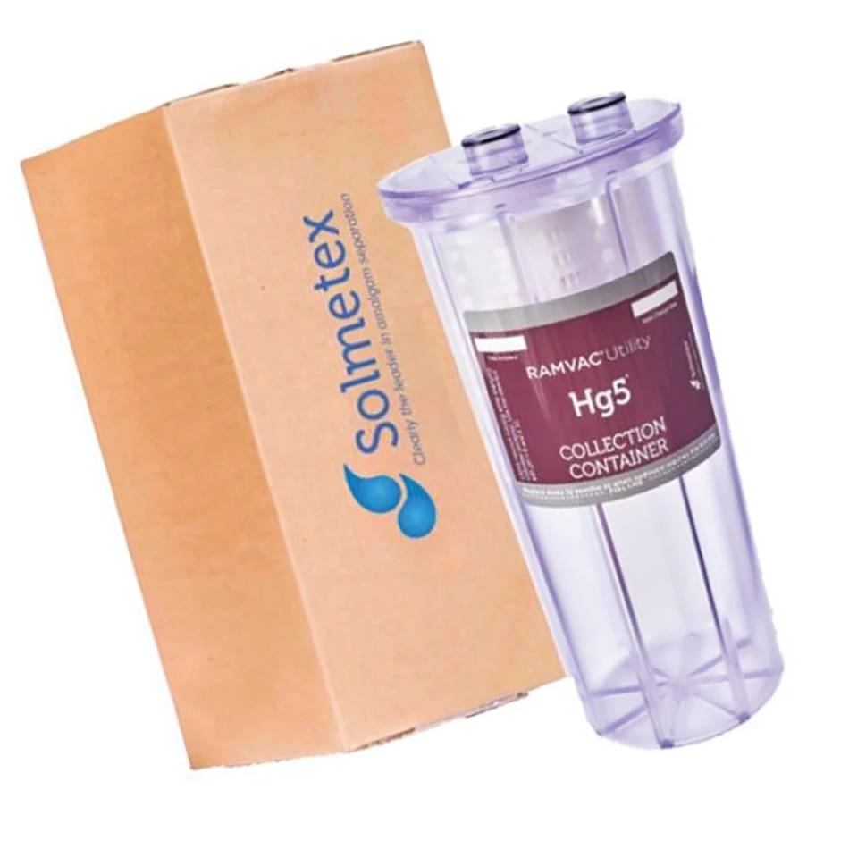 Solmetex HG5-RVC RAMVAC Utility Hg5 Collection Container with Recycle Kit
