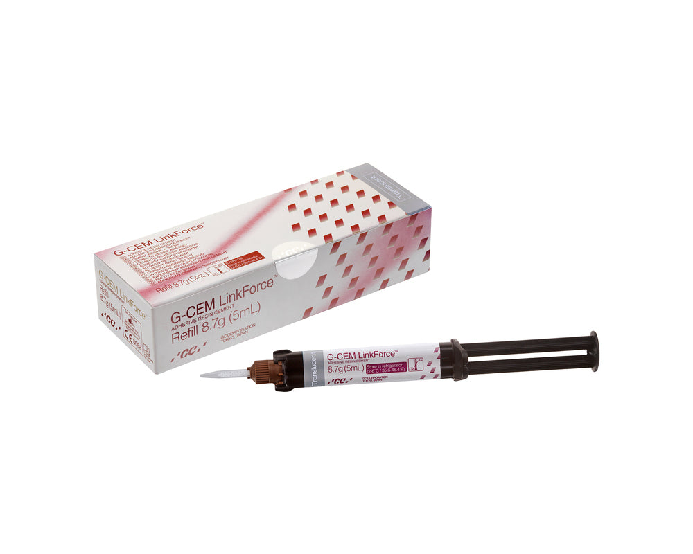 GC 010121 G-Cem LinkForce Resin Composite Cement Syringe Translucent