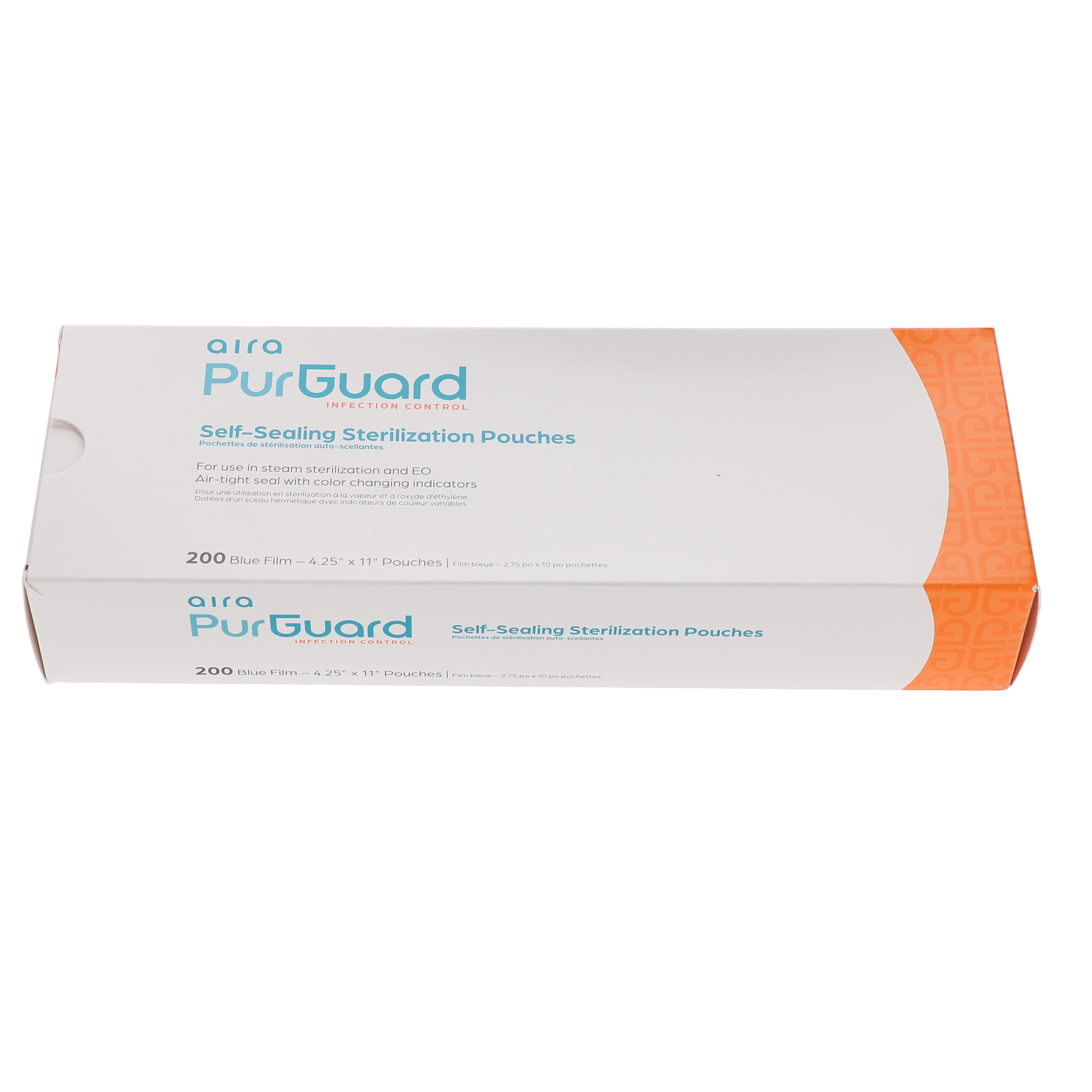 Aira 100536 PurGuard Self-Sealing Sterilization Pouches 4.25