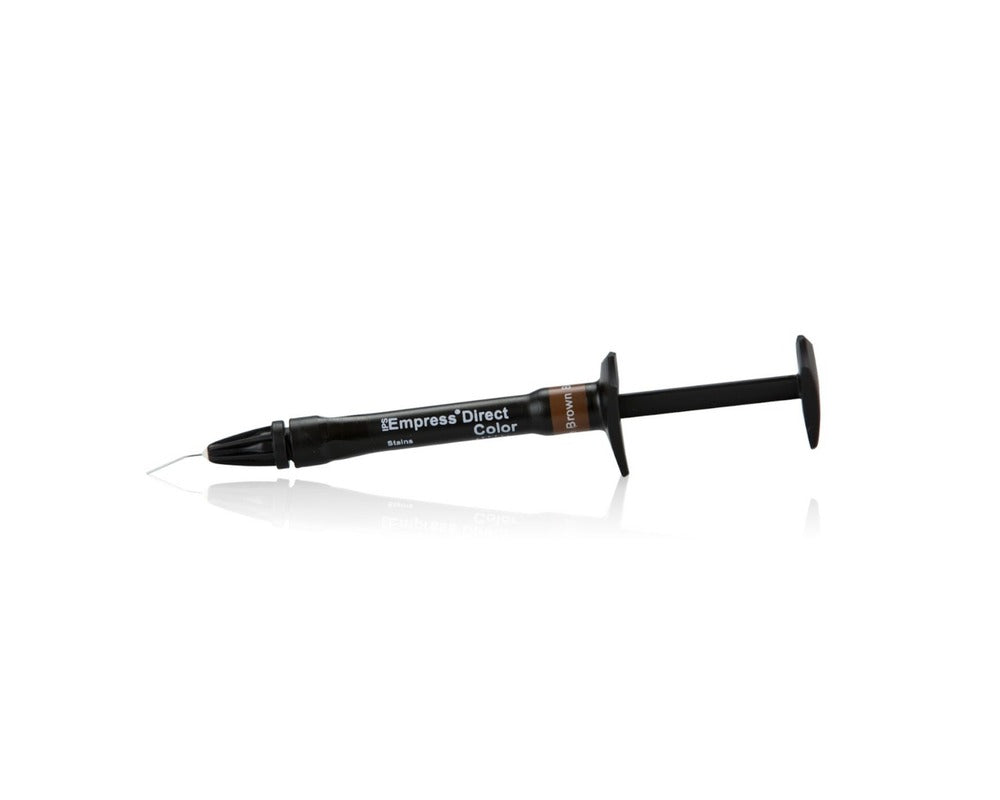 Ivoclar Vivadent 637904 Empress Direct Color Restorative Syringe Brown 1gm