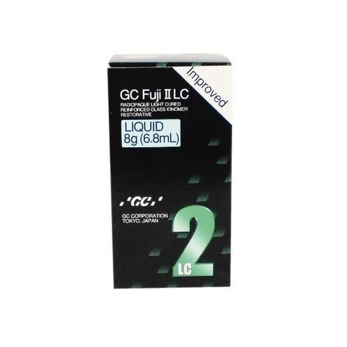 GC 002524 Fuji II LC Light Cure Glass Ionomer Restorative Liquid 8 mL 000206 EXP May 2026