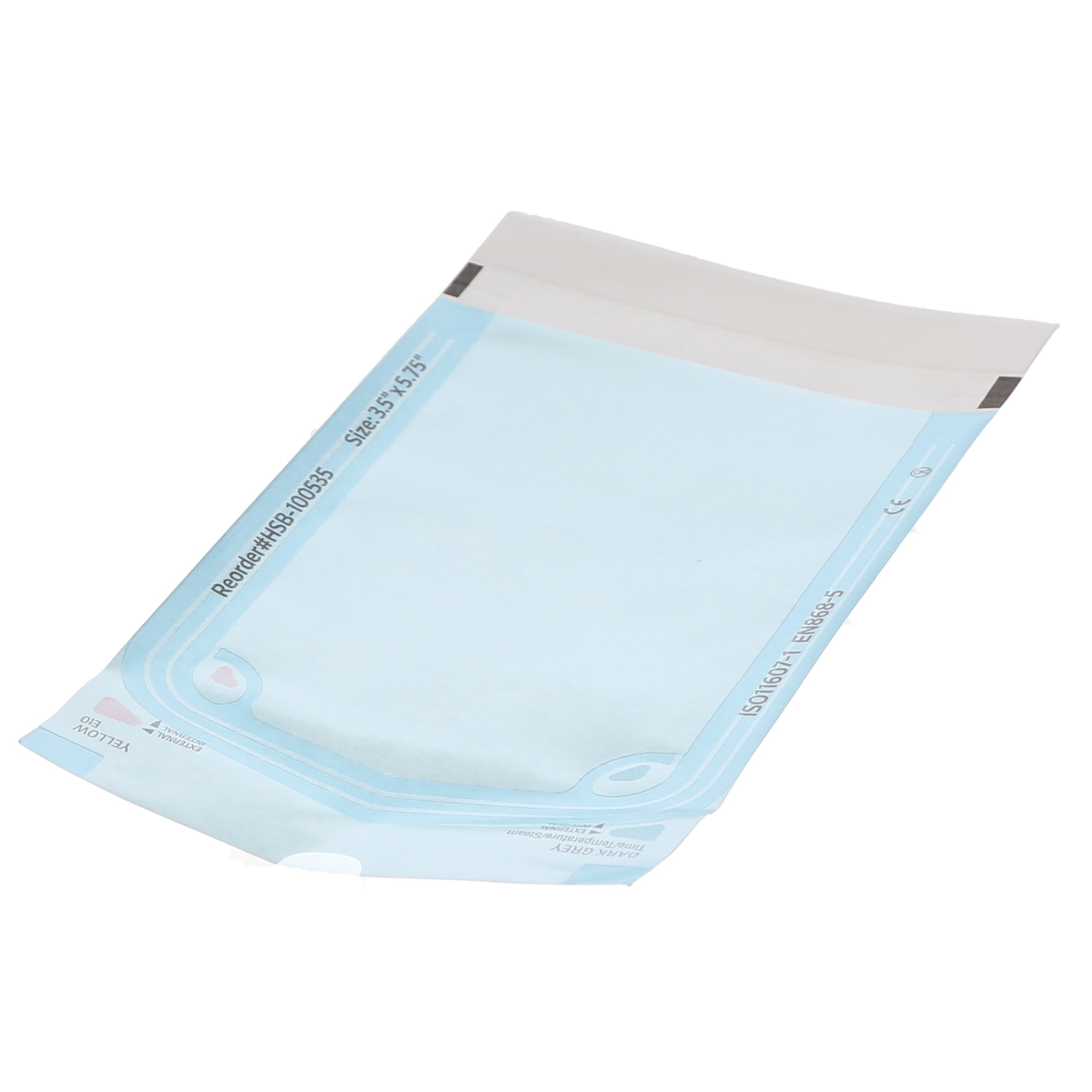 House Brand Dentistry 100535 HSB Self-Sealing Sterilization Pouches 3.5