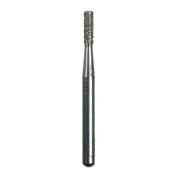 Spring Health 835-012C-25PK #835-012 FG Flat End Cylinder Coarse Grit Diamond Burs 25/Pk