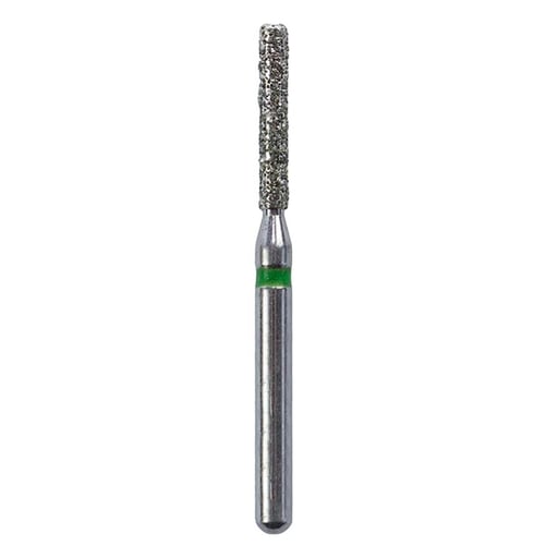 Mydent 837-012C-5 Defend FG Flat End Cylinder Coarse Grit Diamond Burs 5/Pk