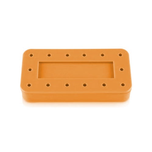 Plasdent 400BRS-12N Rectangular Bur Dental Bur Block Tangerine 3