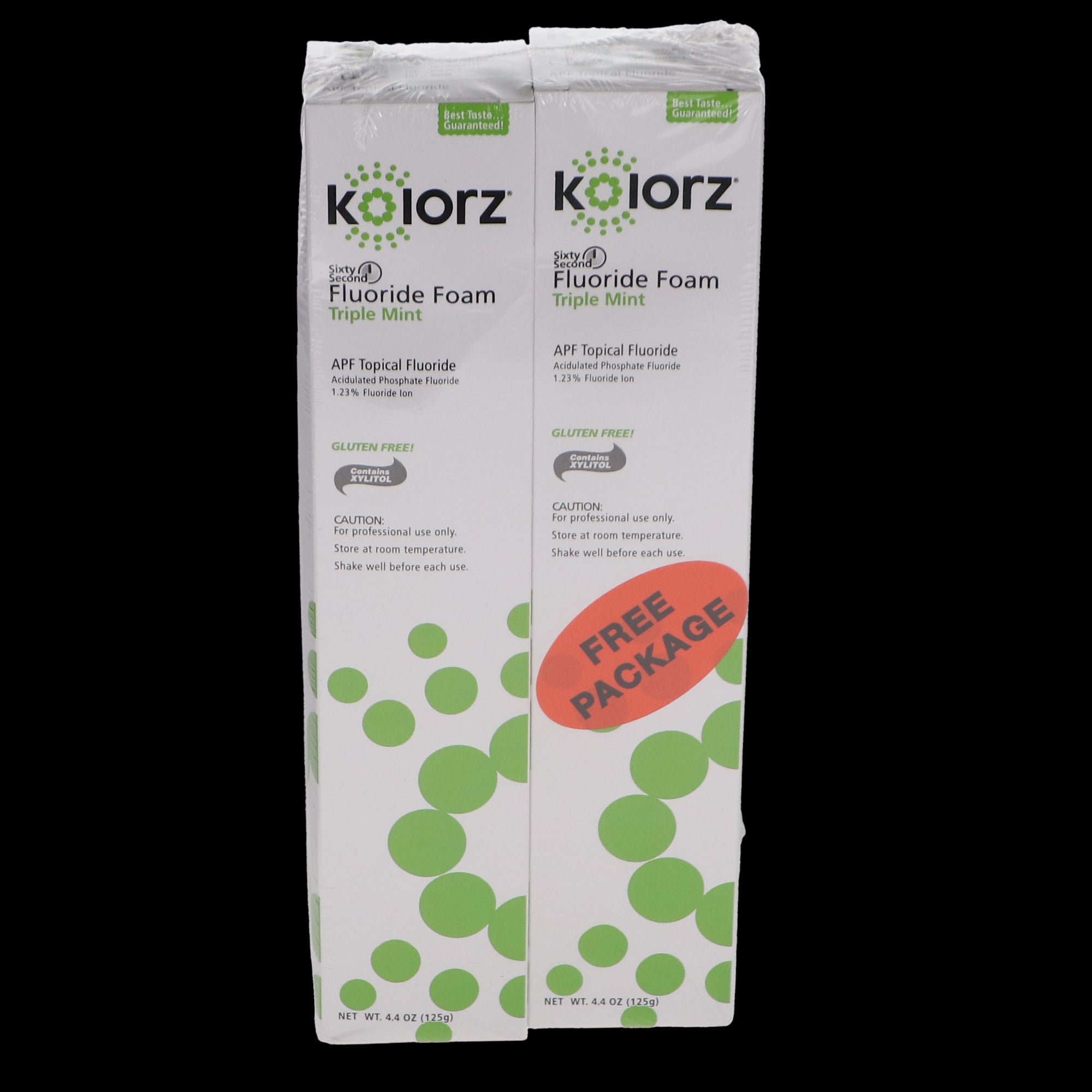 DMG 766201 Kolorz Fluoride Dental Foam Triple Mint 2/Pk 4.4oz