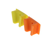 House Brand Dentistry 300223 HSB Mouth Props Silicone Adult Yellow & Orange 2/Pk